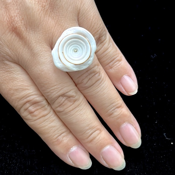 🖤Hawaii PUKA SHELL handmade ring - Picture 1 of 13